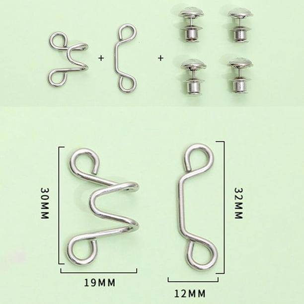 Prendedores de botón de jeans Hebilla de cintura de ajuste sin clavos para piezas de pantalones Oro Ndcxsfigh Libre de BPA