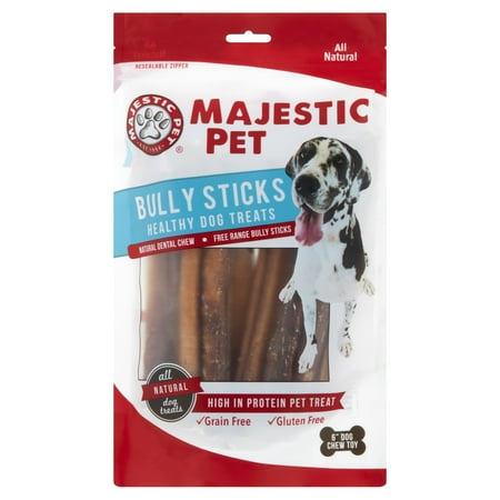 Majestic Pet Bully Sticks 6" Dog Chew Toy