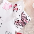 thumbnail image 5 of mgoYE Baby Girl Clothes Baby Girls Summer Outfit Bow Print Ruffle Romper Suspender Tutu Skirt Headband 3PCS Infant Toddler Summer Dresses(Red,0-3 Months), 5 of 7