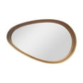 thumbnail image 3 of Parisloft Teardrop Gold Metal Framed Wall Mirror, Decorative Droplep Shaped Metal Mirror, 3 of 9