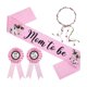 thumbnail image 2 of 4 Uds. Banda con tema para mamá, decoraciones para fiesta de Baby Shower, accesorios de regalo de recuerdo, Baby Shower, papá para Pin perfecl Cinturón Fajín, 2 of 8