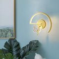 thumbnail image 4 of Lámpara de pared LED decorativa con aplique de pared de hierro moderno para de oro Yuyangstore Lámpara de aplique de pared, 4 of 8
