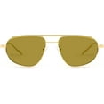 thumbnail image 2 of FEISEDY Small Retro Aviator Sunglasses Women Men Vintage Trendy Metal Frame Sun Glasses B2906, 2 of 14