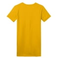 thumbnail image 6 of District Adult Female Women Plain Short Sleeves T-Shirt Gold 4X-Large, 6 of 6