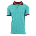 thumbnail image 5 of Men's Short Sleeve Printed Pique Polo Shirts, 5 of 15