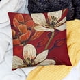 thumbnail image 2 of SHANXI Throw Pillow Covers Retro Style Garden Flowers Vintage Print Cushion Cover Soft Pillow Cases for Home Sofa Bed Chair Car Office Decorative 22x22in, 2 of 5
