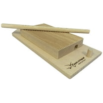 Eppicotispai EP-89 Garganelli and Gnocchi Stripper with Paddle, Natural Beechwood, Brown