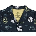 thumbnail image 6 of Disney Nightmare Before Christmas Boys' Jack and Oogie Boogie Woven Button-Up Coat and Pants 2-Piece Pajama Set, 6 of 8