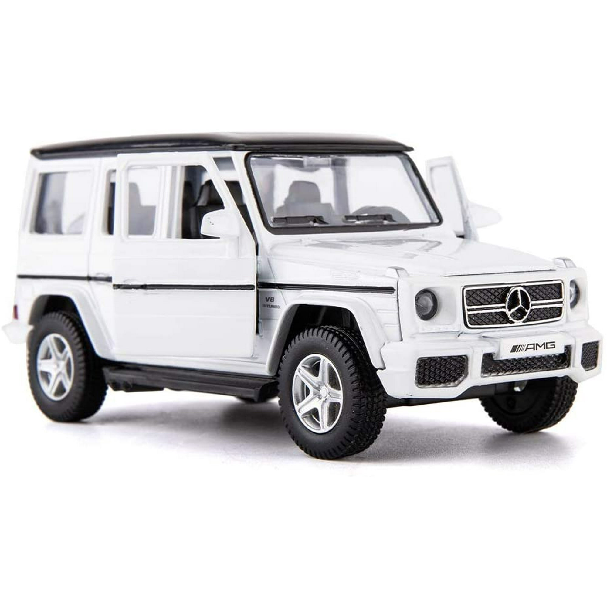 Htooq 1 36 Scale Benz G63 Car Model For Kids Alloy Pull Back G Wagon Vehicles Toy Car For Toddlers Kids Boys Girls Gift White White