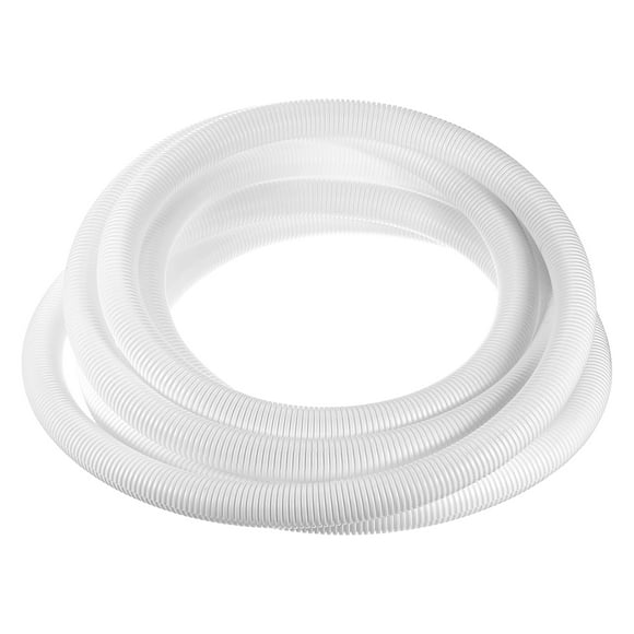 3/4 Inch x 16.4 Ft Split Wire Loom Tubing , Protective Split Cable Conduit, White