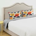 thumbnail image 3 of Yayeee Pillowcase Queen Size Set of 2 Satin Wrinkle Resistant Pillow Case, Floral Pattern, 3 of 7