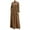 Brown, variant on Womens Eid Mubarak Praying Clothes Plus Size Zipper Abaya Dress Muslim Islamic Dubai Kaftan Eid Ramadan Prayer Dress