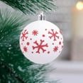 thumbnail image 5 of Shatterproof Christmas Balls Ornaments 24 Pieces 2.36 Inch Red White Holiday Bulbs Baubles Christmas Tree Decorations Bulk Set for Wedding Party Festive Decorations, 5 of 7