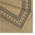 thumbnail image 3 of JERFIT 7x10 Indoor Outdoor Rug, Natural Black Flatweave Polypropylene Area Rug for Patio, Deck, Poolside, High Traffic Entryway, 3 of 8