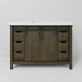 thumbnail image 5 of Marsyas 48 in W x 22 in D Rustic Brown Bath Vanity, 5 of 8