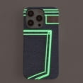 thumbnail image 2 of Compatible with iPhone 15 Pro Luminous Case Glow in The Dark Noctiluncent Fluorescent Case for Women Girly Slim Hard PC Soft Denim Texture Anti Slip Shockproof Light up Phone Cover, Blue, 2 of 14