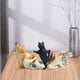 thumbnail image 1 of 6 / Set Funny Figuras Estatuas Figuras De Animales Regalos De Aprendizaje Macarena Estatuilla de coche, 1 of 8