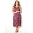 thumbnail image 2 of Catherines Women's Plus Size Printed Lace Dress, 2 of 4
