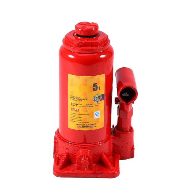 Gato hidráulico para elevación de automóviles con capacidad de 5 toneladas, herramienta de reparación de gatos de botella para vehículos.
