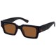 thumbnail image 1 of Gafas de Sol Fozono Retro Pequeñas Rectangulares UV400 FZN804 - Carey, 1 of 5