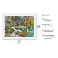 thumbnail image 2 of Nuʻuanu Stream - Honolulu Oahu Hawaii - From an Original Hawaii Watercolor Painting by Peggy Chun - Japanese Unryu Rice Paper Art Print 24 x 32 in, 2 of 4