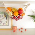thumbnail image 2 of Hamaca colgante de frutas para cocina, cesta de frutas de macramé para almacenamiento de frutas y plátanos con ganchos para cocina, 2 of 4