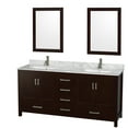 thumbnail image 5 of Wyndham Collection Wcs141472dunsm24 Sheffield 72" Freestanding Vanity Set - Gray / White, 5 of 7