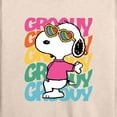 thumbnail image 3 of Peanuts - Groovy Stacked - Women's Lightweight French Terry Long Sleeve Shirt, 3 of 6