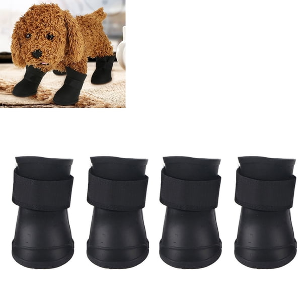 Botas Impermeables Para Perros, 4 Piezas, De Silicona, Linda