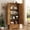 Brown, variant on Walsunny 65" Tall Pantry Cabinet Wood Food Cabinet Pantry Storage Organizer Freestanding with 2 Doors 4 Shelves 1 Drawer for Kitchen Dining Room Living Room Brown