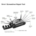 thumbnail image 3 of 16 In 1 Repair Tools Kit Bike Flat Kit Tool Set Kit Patch Rubber Multi-Purpose Emergency, 3 of 9