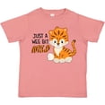 thumbnail image 3 of Inktastic Just a Wee Bit Wild- cute tiger cub Boys or Girls Toddler T-Shirt, 3 of 5
