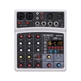 thumbnail image 2 of Máquina de sonido Mezclador de sonido de audio BT de 4 canales portátil Consola de DJ de mezcla multifuncional Mezclador de efectos USB 16 DSP BOMGE Máquina de sonido, 2 of 6