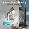 thumbnail image 3 of Dr. Prepare Tower Fan Oscillating Fan, 12'' Portable Standing Desk Fan, 3 of 6