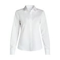 thumbnail image 4 of Time and Tru Women's Button Down Shirt with Long Sleeves, Sizes XS-XXXL, 4 of 4
