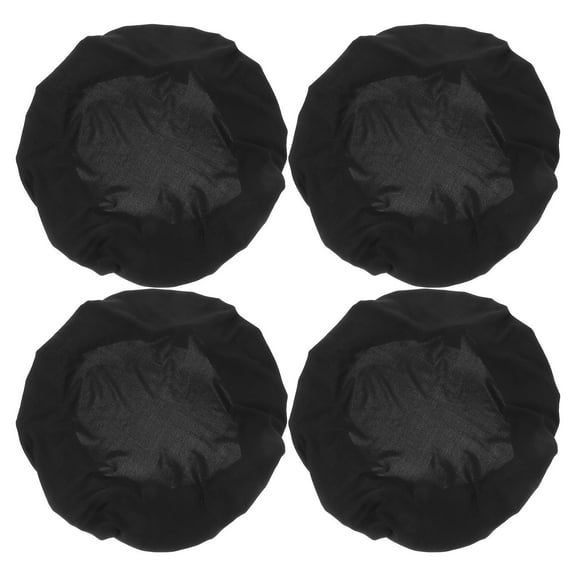 FRCOLOR 4pcs Dining Chair Covers Polyester Stretch Chair Seat Slipcover Elastic Seat Cushion Protectors Suitable For Kitchen Office Home Living Room