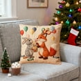 thumbnail image 5 of Honmine Holiday Themed Pillow Covers, Christmas Printed Decorative Pillowcases, Soft Throw Covers for Living Room, Sofa, Couch Seasonal Home Decor, 5 of 6