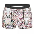 thumbnail image 1 of RWJDXD Custom Hello Kitty Anime Cat Pattern Underwear Men Stretch Boxer Briefs Shorts Panties Soft Underpants For Male o, 1 of 5