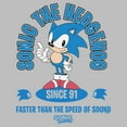 thumbnail image 2 of Mens Sonic the Hedgehog Faster Than the Speed of Sound Tank Top, 2 of 5