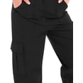 thumbnail image 4 of Pantalón Cargo Mujer Wide Legs Pantalones Anchos Mom Jeans, 4 of 5