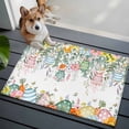 thumbnail image 3 of Entryway Rug 2'x3', Easter Eggs Small Rug for Kitchen Bathroom Door Mat Indoor Entrance, Bunny Eucalyptus Leaves Spring Flower Plant Non-Slip Area Rugs Floor Mats Carpet Front Door Rugs, 3 of 8