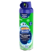 (4 pack) Scrubbing Bubbles Mega Shower Foamer Aerosol, Tough Foaming Bathroom, Tile, Shower & Tub Disinfectant Cleaner, Rainshower, 20 oz