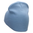 thumbnail image 2 of Interstate Highway 40 Sign Embroidered 8 inch Acrylic Short Blank Beanie - Light Blue OSFM, 2 of 5