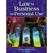 Law for Business and Personal Use, Used [Hardcover]