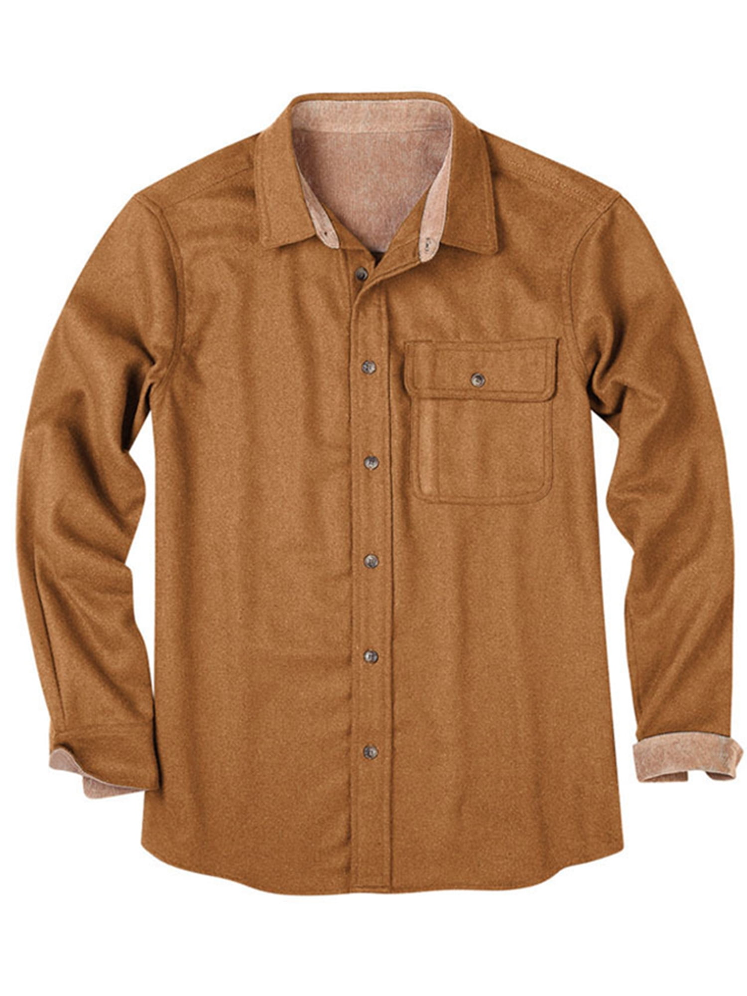 solid color flannel shirt