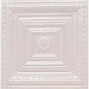 Brilliance White PVC Ceiling Tiles for Drop in Grid System (10 pack)