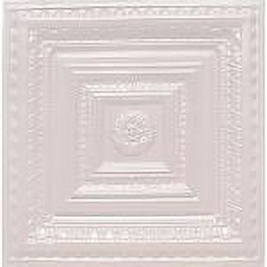 Brilliance White PVC Ceiling Tiles for Drop in Grid System (10 pack)