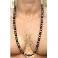 thumbnail image 2 of Auras by Osiris | Handmade Tiger Eye, Pyrite, and Tourmaline Triple Protection Crystal Necklace - Grounding Genuine Gemstone Beaded Mala Shielding Jewelry Gift for Mens, 2 of 5