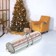 thumbnail image 6 of Msgweeeg Gift Wrap Storage Bag Large Capacity Wrapping Paper Organizer Roll Holder Container with Handles for Christmas Birthday Holiday Supplies and Craft Organization, 6 of 6