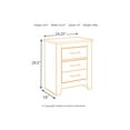 thumbnail image 4 of Signature Design by Ashley Casual Brinxton 2 Drawer Nightstand, Charcoal, 4 of 9